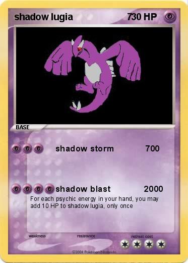 Pokemon shadow lugia                     7