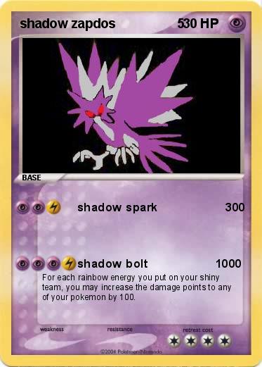 Pokemon shadow zapdos                 5