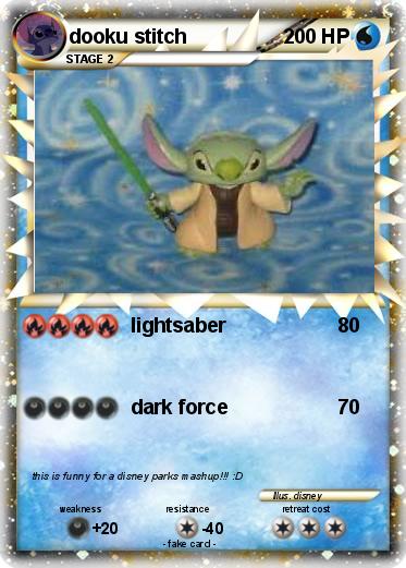 Pokemon dooku stitch