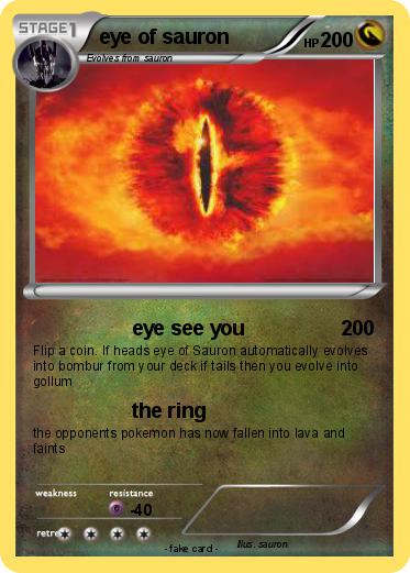 Pokemon eye of sauron