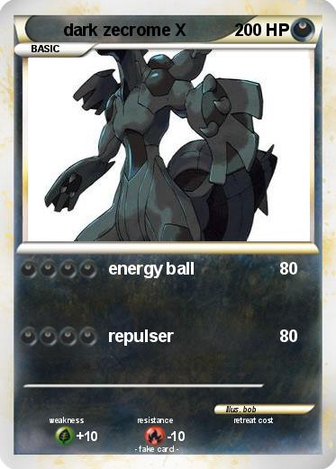 Pokemon dark zecrome X