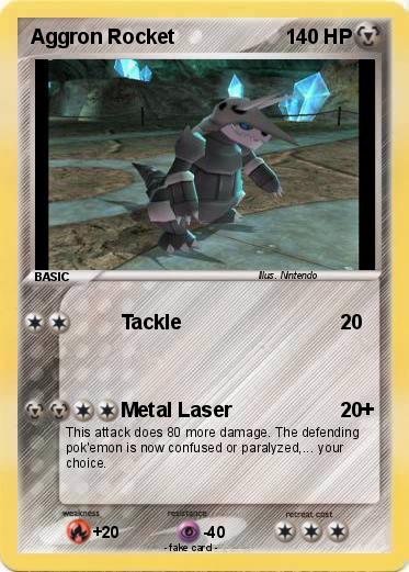 Pokemon Aggron Rocket
