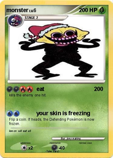 Pokemon monster