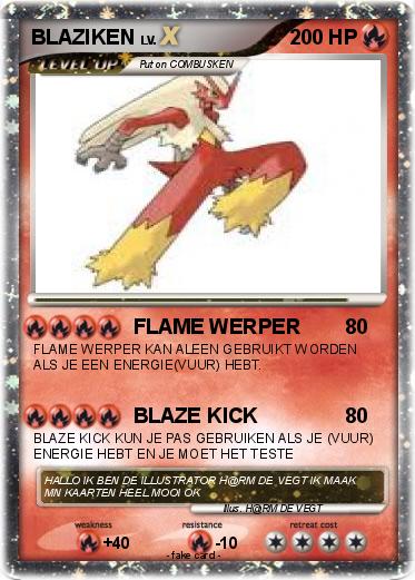 Pokemon BLAZIKEN