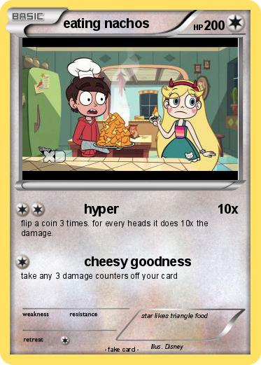 Pokemon eating nachos