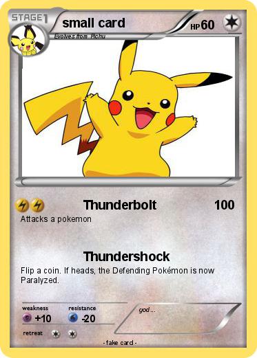 Pokemon small card