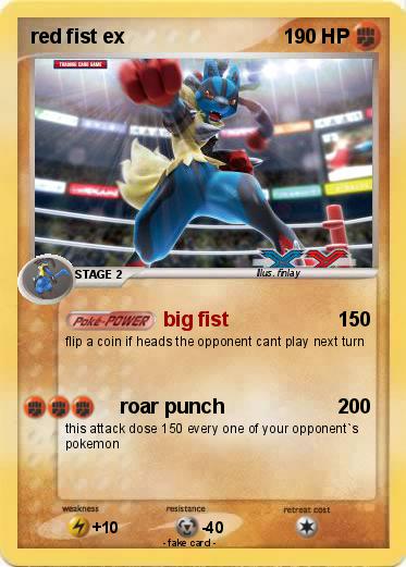 Pokemon red fist ex