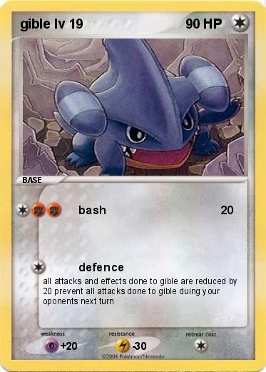 Pokemon gible lv 19