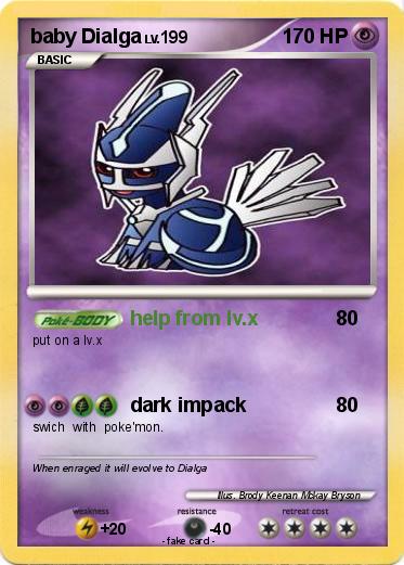 Pokemon baby Dialga