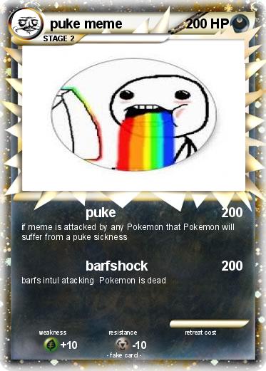 Pokemon puke meme