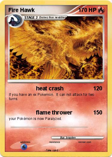 Pokemon Fire Hawk