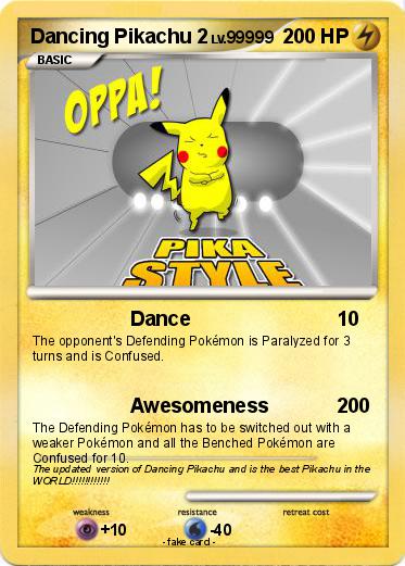 Pokemon Dancing Pikachu 2