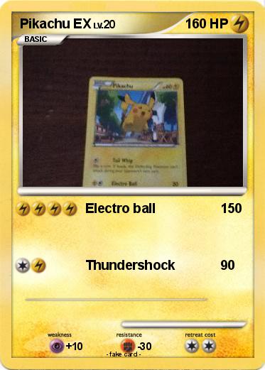 Pokemon Pikachu EX