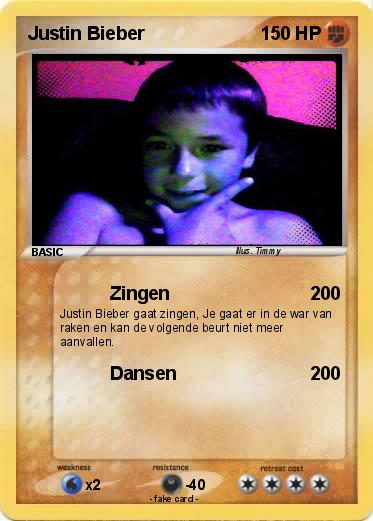 Pokemon Justin Bieber