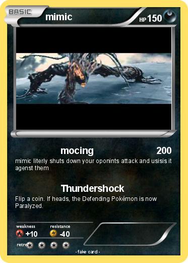 Pokemon mimic