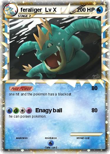 Pokemon feraliger  Lv X