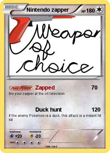 Pokemon Nintendo zapper