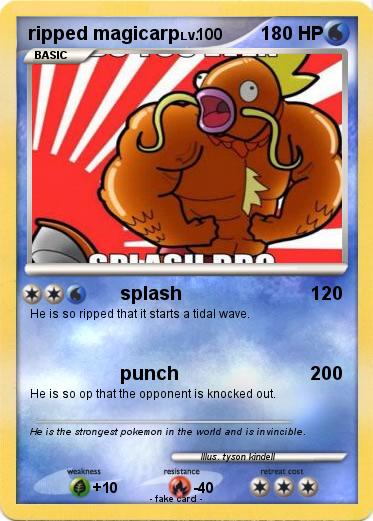 Pokemon ripped magicarp