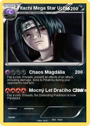 Pokemon Itachi Mega Star Uchia