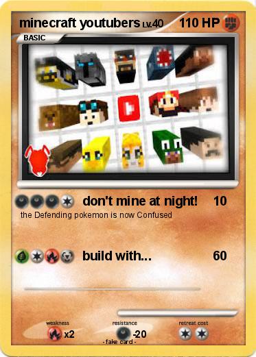 Pokemon minecraft youtubers