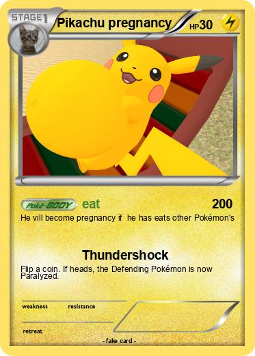 Pokemon Pikachu pregnancy