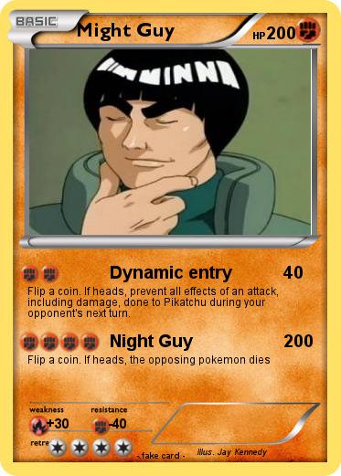 Pokemon Might Guy