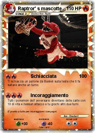 Pokemon Raptror' s mascotte