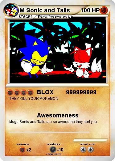 Pokemon M Sonic and Tails