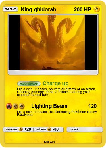 Pokemon King ghidorah