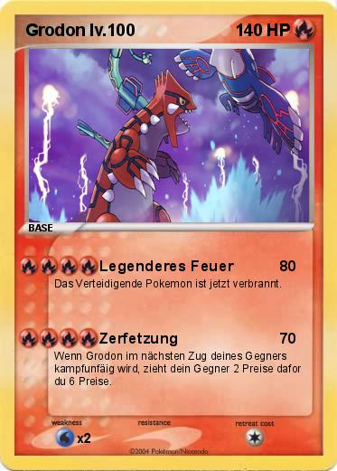 Pokemon Grodon lv.100