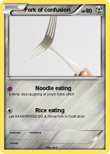 Pokemon Fork of confusion