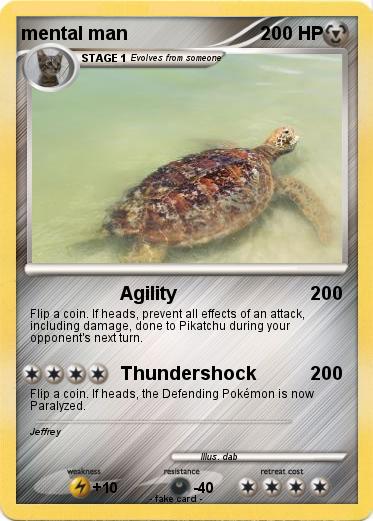 Pokemon mental man