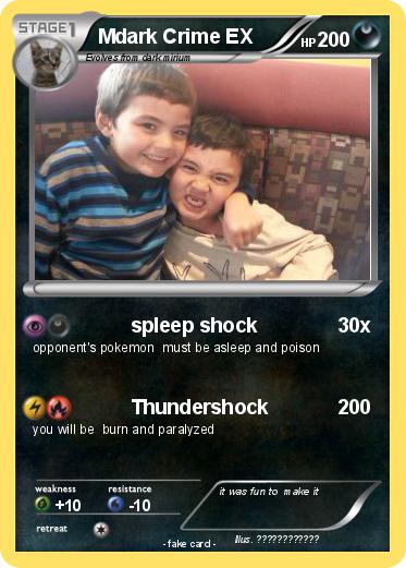 Pokemon Mdark Crime EX