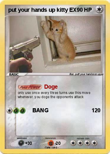 Pokemon put your hands up kitty EX