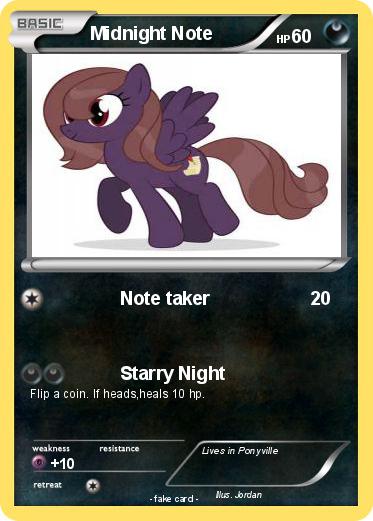 Pokemon Midnight Note