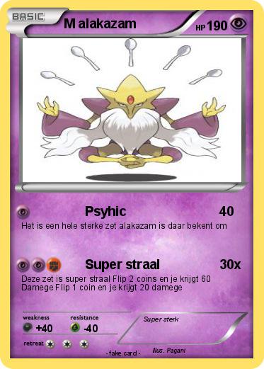Pokemon M alakazam Pokemon M alakazam