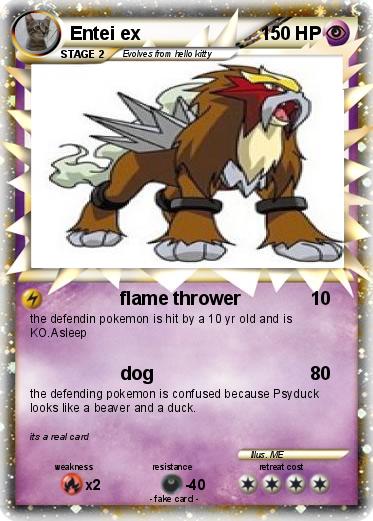 Pokemon Entei ex