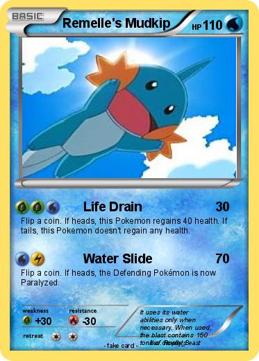 Pokemon Remelle's Mudkip