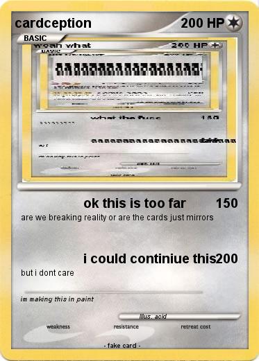 Pokemon cardception