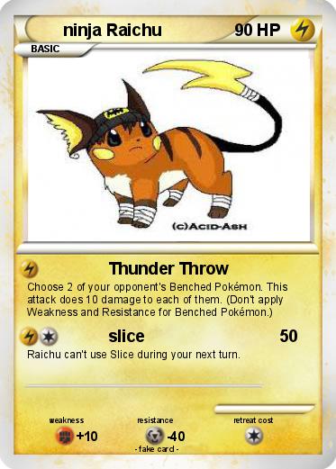 Pokemon ninja Raichu