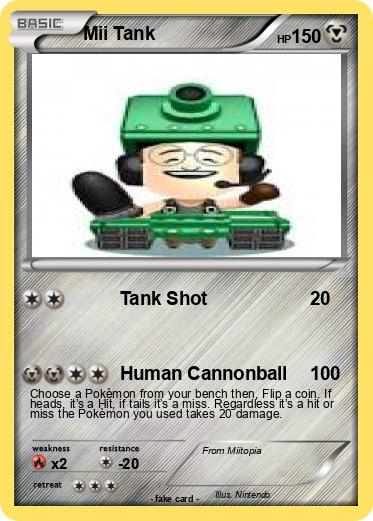 Pokemon Mii Tank