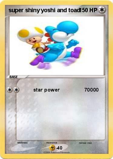 Pokemon super shiny yoshi and toad