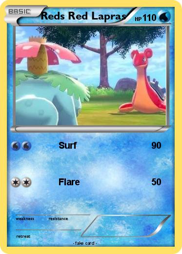 Pokemon Reds Red Lapras