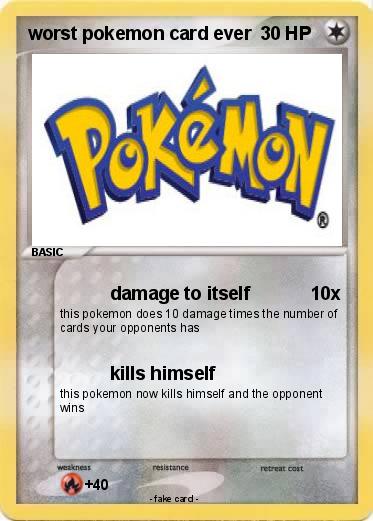 Pokemon worst pokemon card ever