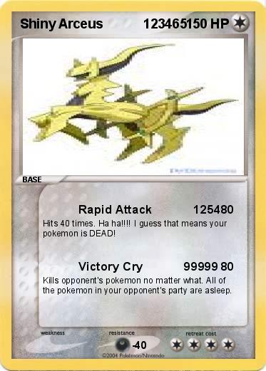 Pokemon Shiny Arceus           123465