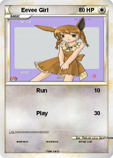 Pokemon Eevee Girl