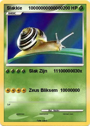 Pokemon Slakkie     10000000000000