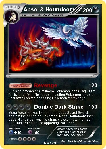 Pokemon Absol & Houndoom
