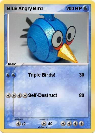 Pokemon Blue Angry Bird