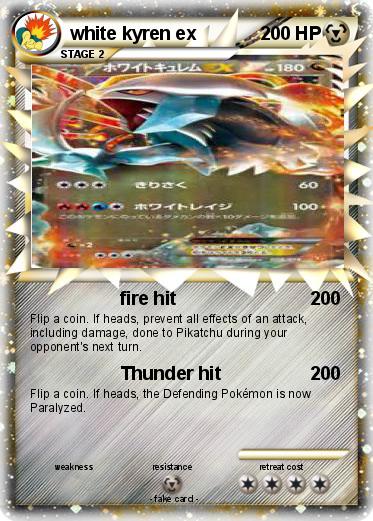 Pokemon white kyren ex